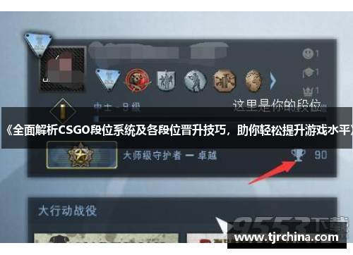 《全面解析CSGO段位系统及各段位晋升技巧，助你轻松提升游戏水平》